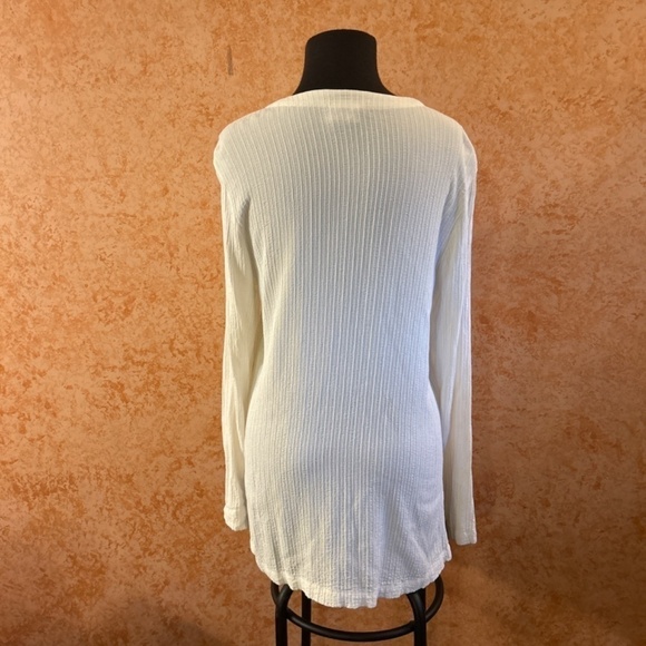 EILEEN FISHER Long Sleeve Tunic Blouse size Medium - Picture 2 of 9